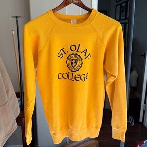 Vintage 80’s Champion St Olaf College Crewneck Sweatshirt Raglan